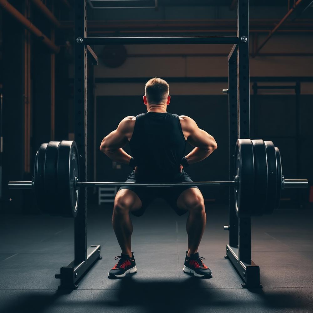 Squat rack training