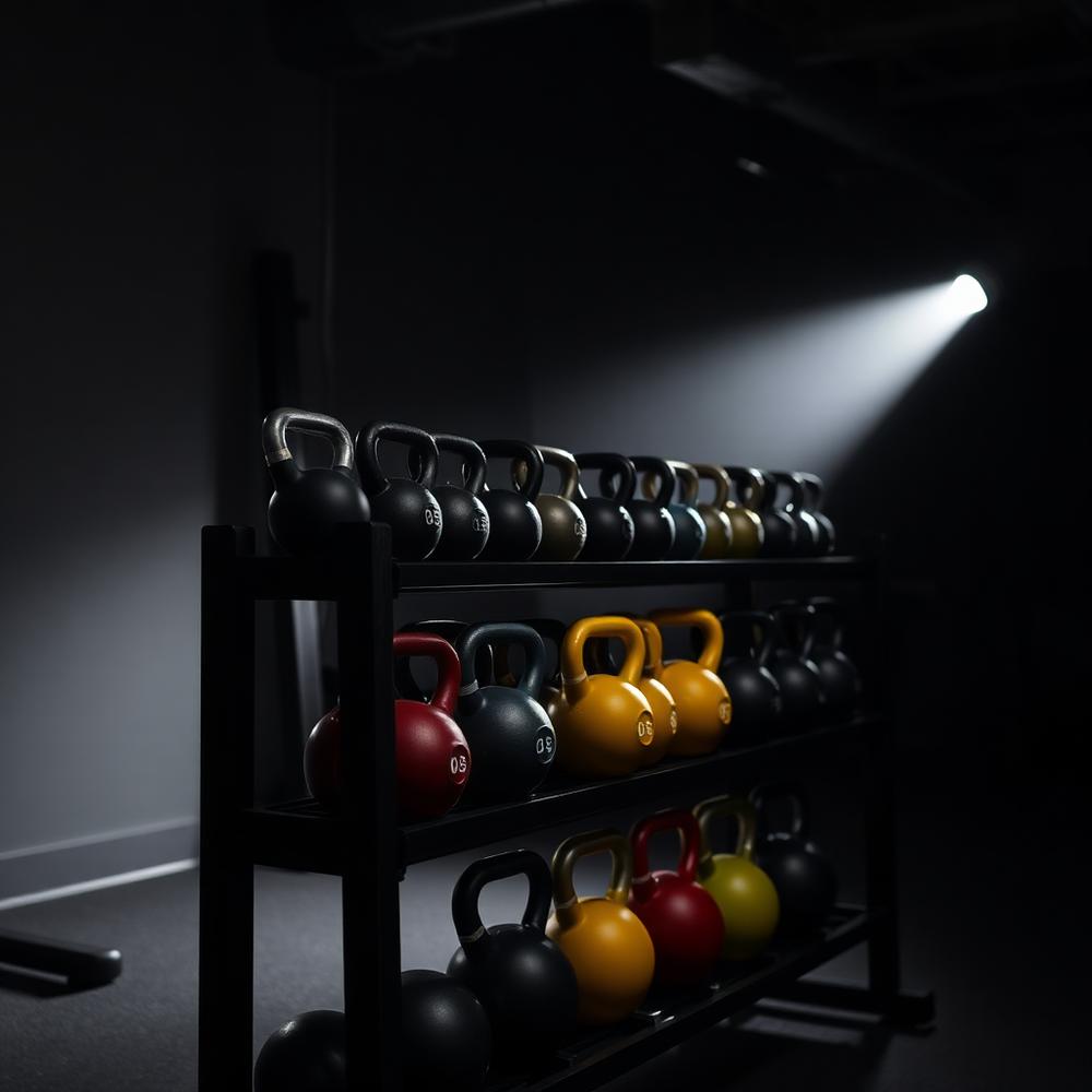 Kettlebell rack